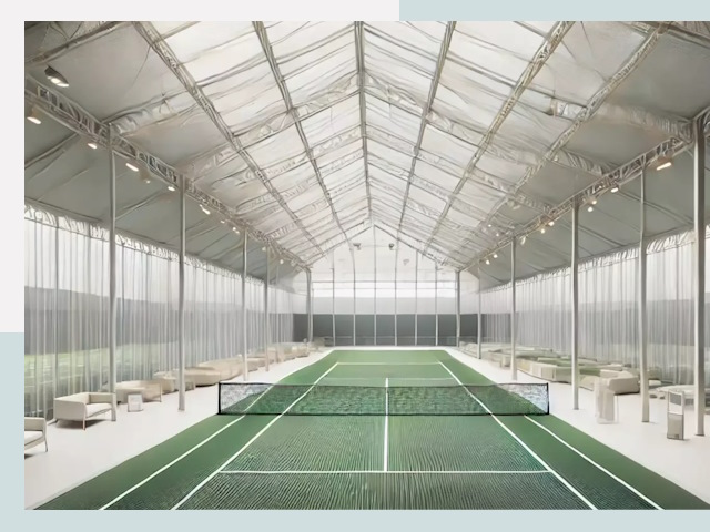 Строительство теннисных кортов в Камышине