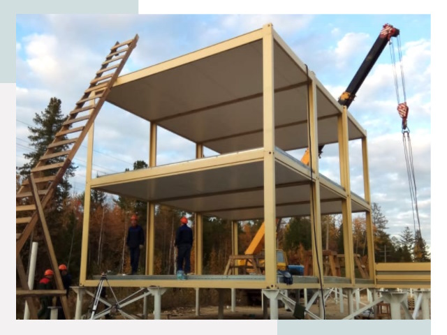 Строительство модульных здания Камышин