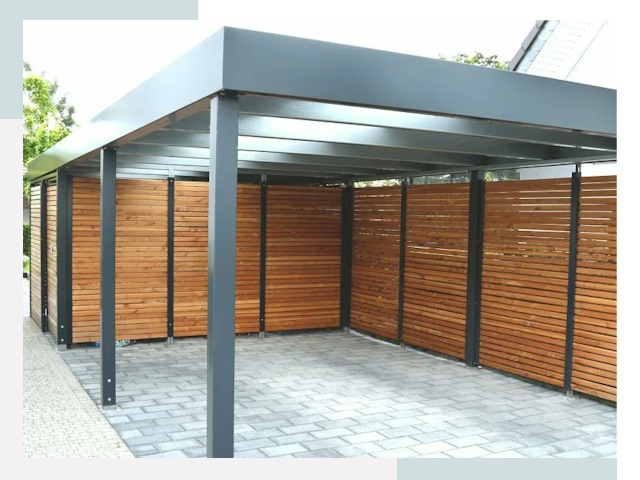 Навесы для парковки в Камышине