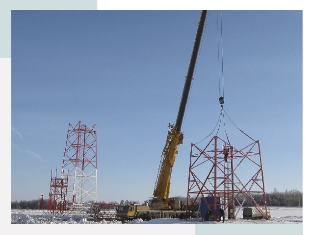 Монтаж вышек связи в Камышине