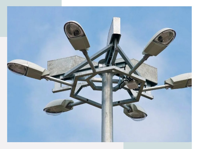 Монтаж осветительных мачт в Камышине