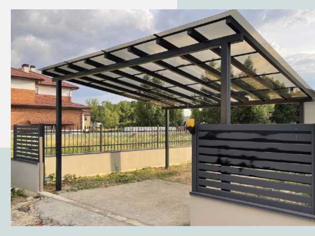 Металлические навесы в Камышин от 617 руб. за м²