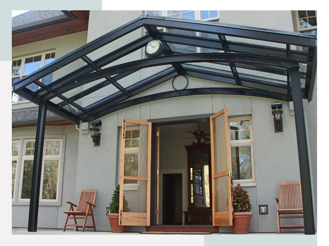 Козырьки металлические в Камышине