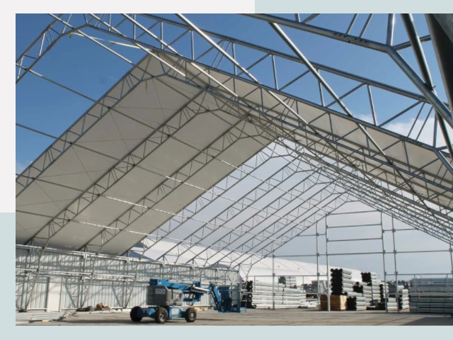 Каркасно-тентовые сооружения от СтальСтрой-Кмш по цене 617 руб.