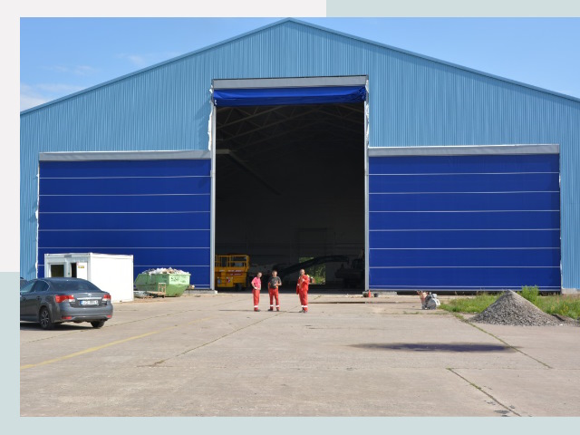 Ангарные ворота в Камышин от СтальСтрой-Кмш по цене 617 руб.