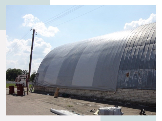 Ремонт ангаров в Камышине