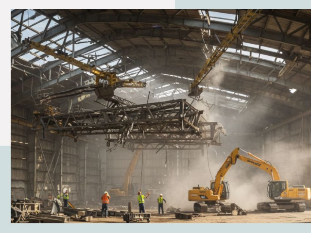 Демонтаж ангаров в Камышине от 617 руб. за м²