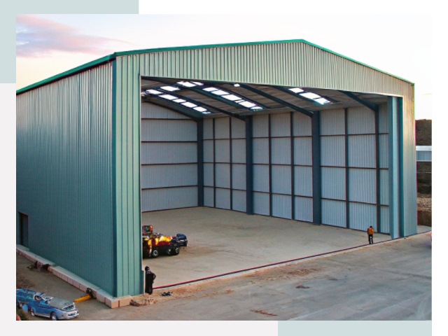 Строительство ангаров в Камышине