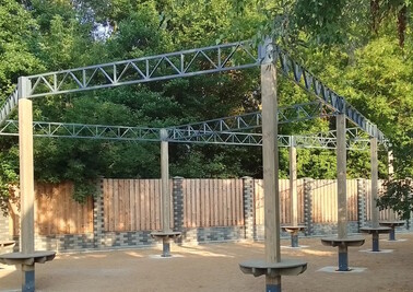 Терраса из металлоконструкций под ключ, проектирование, изготовление и монтаж от СтальСтрой-Кмш